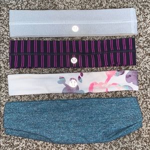 Set of 4 LULULEMON Headbands